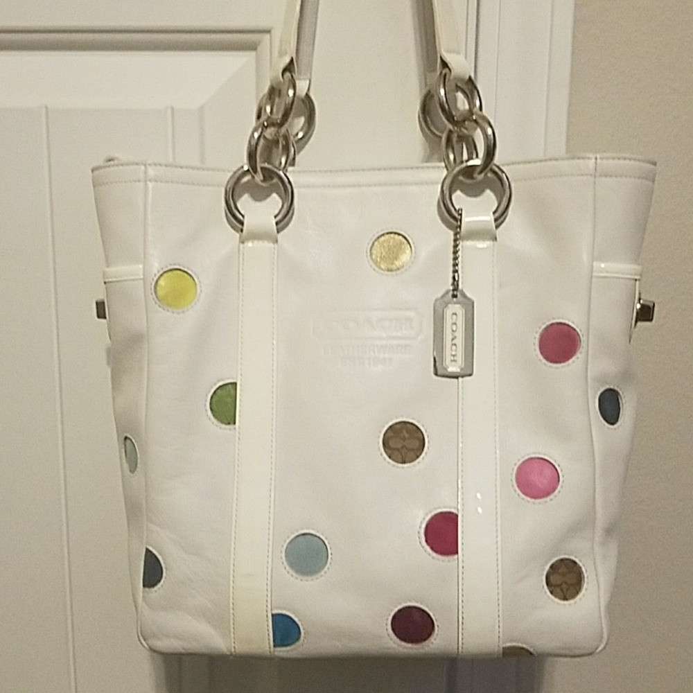 Coach leather purse